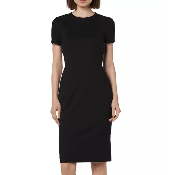 LK BENNETT Liya Dress Black Size 14 - Picture 1 of 13